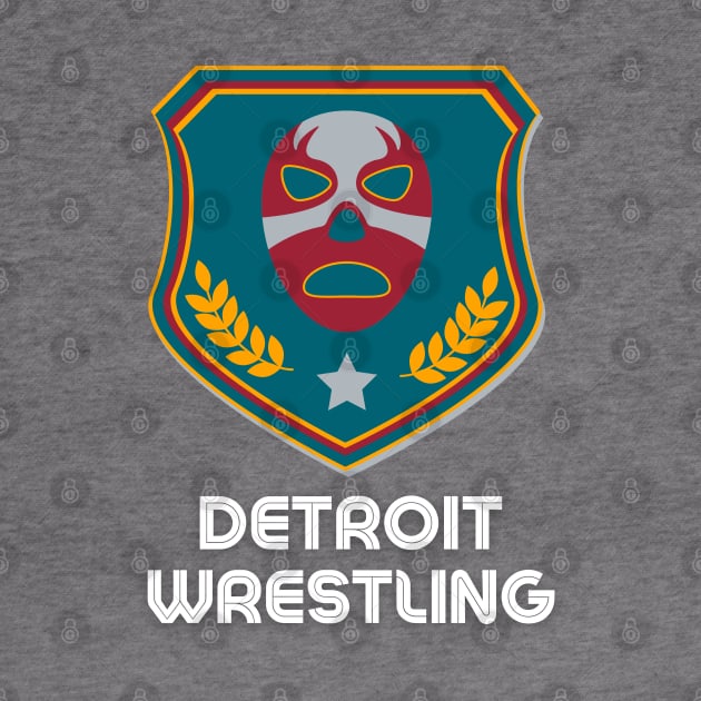 Detroit Wrestling "A Dark Era Turquoise" by DDT Shirts